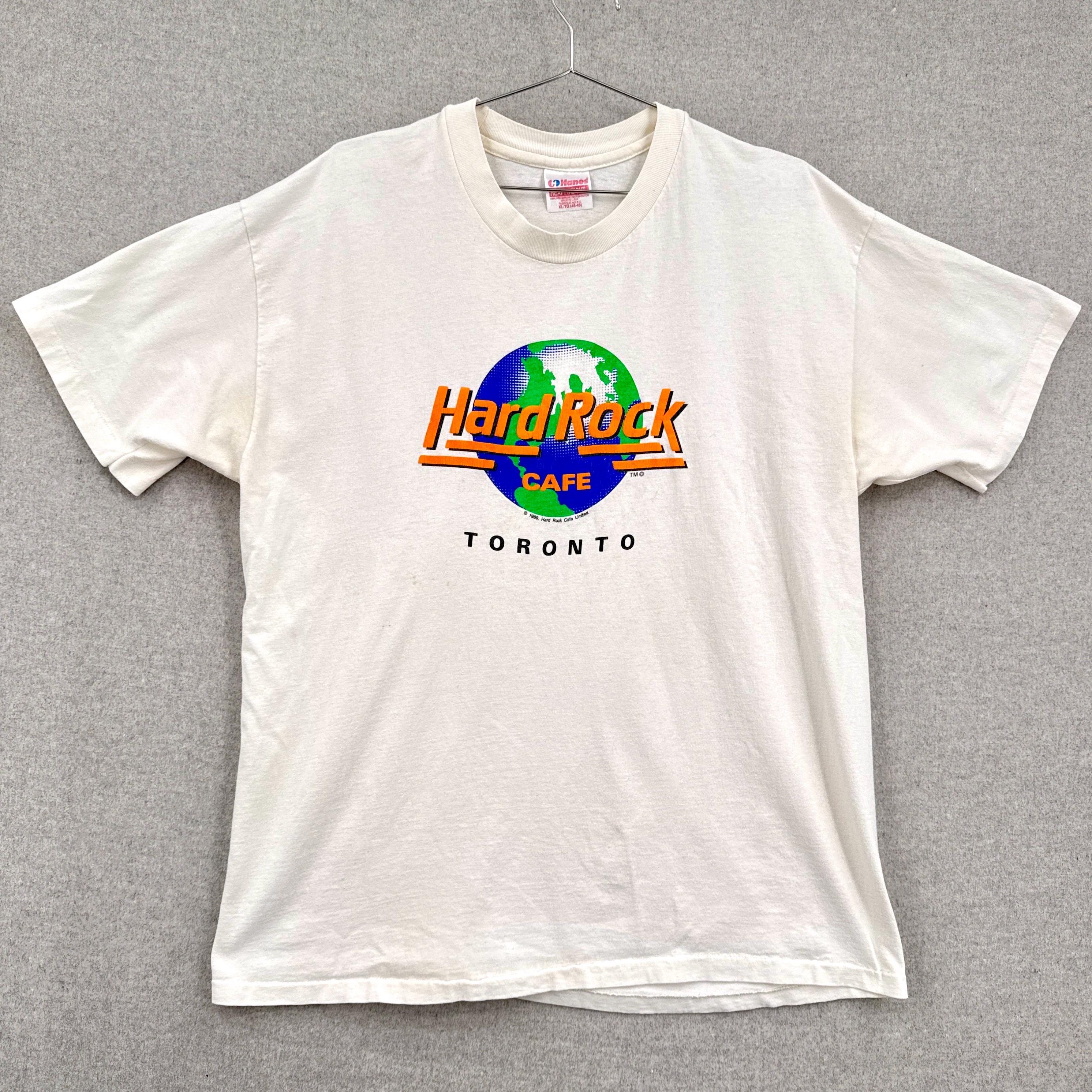 Vintage 1989 Hard Rock Cafe Toronto Canada Single Stitch Graphic 