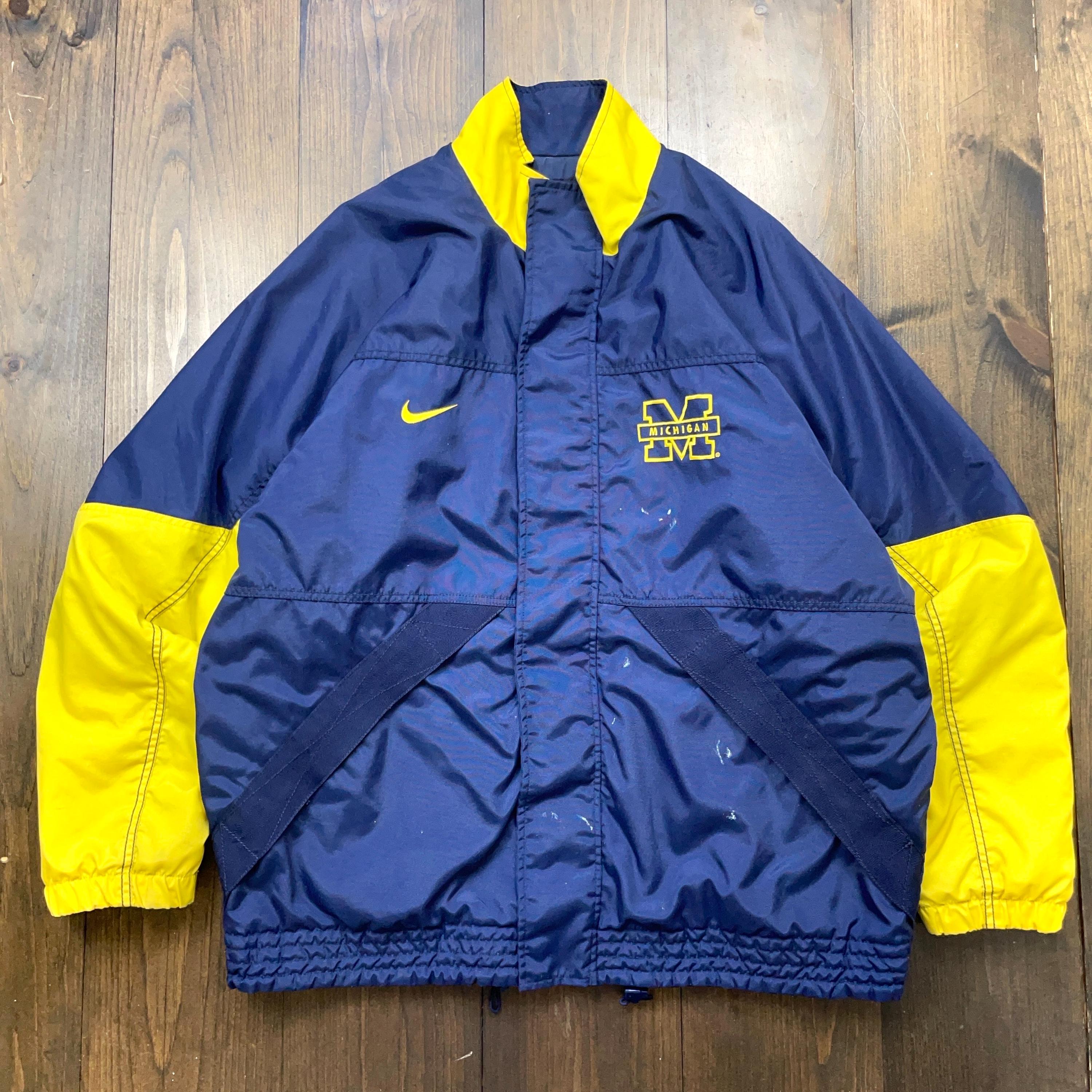 Nike Michigan ジャケット Mサイズ ビンテージ Vintage 1990s Michigan University College Varsity Jacket / Tag