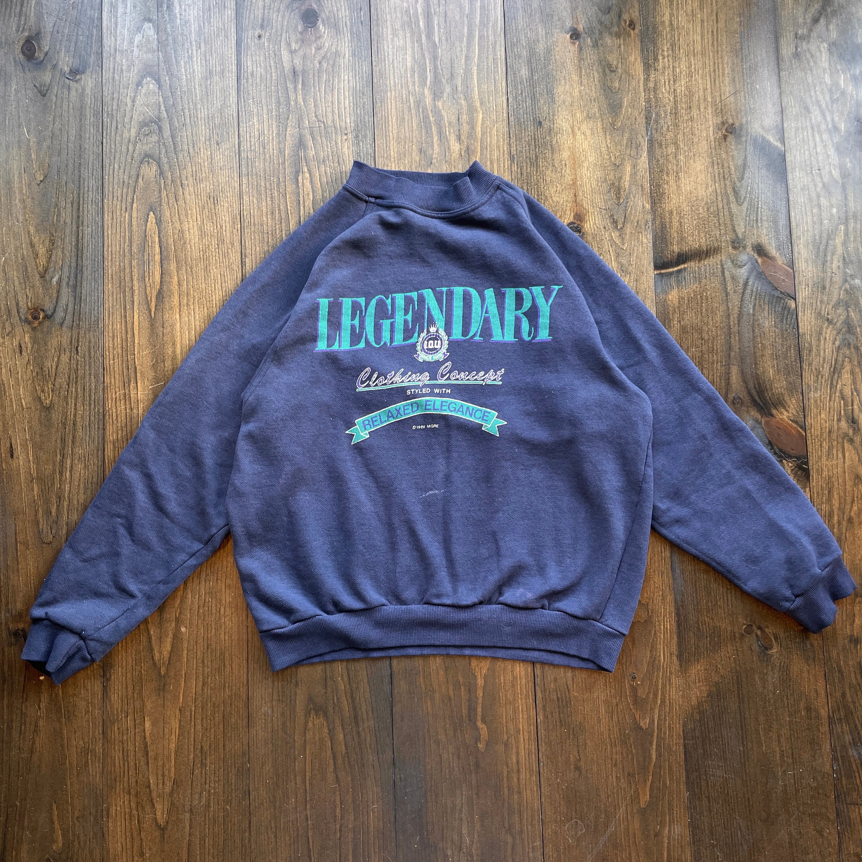 Vintage 1989 Legendary Clothing Crewneck Sweatshirt - Etsy