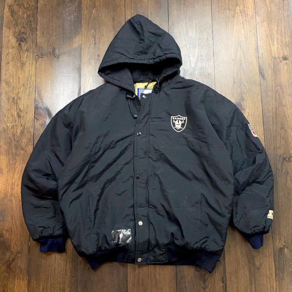 Vintage 1990s Oakland Raiders Starter NFL American Football