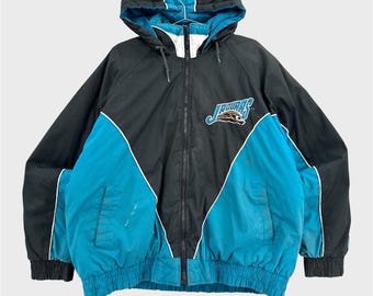 Vintage 1990s Jacksonville Jaguars NFL Football Pro Player Puffer