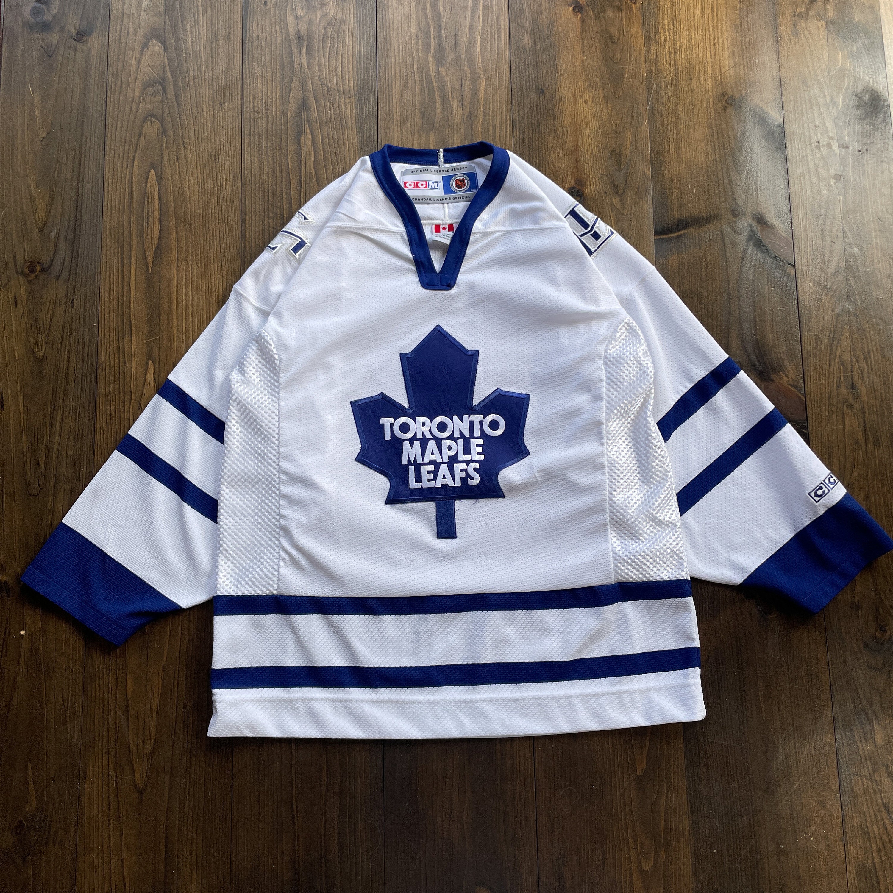 Vintage Toronto Maple Leafs Wendel Clark CCM Maska Hockey Jersey Medium 90s  NHL