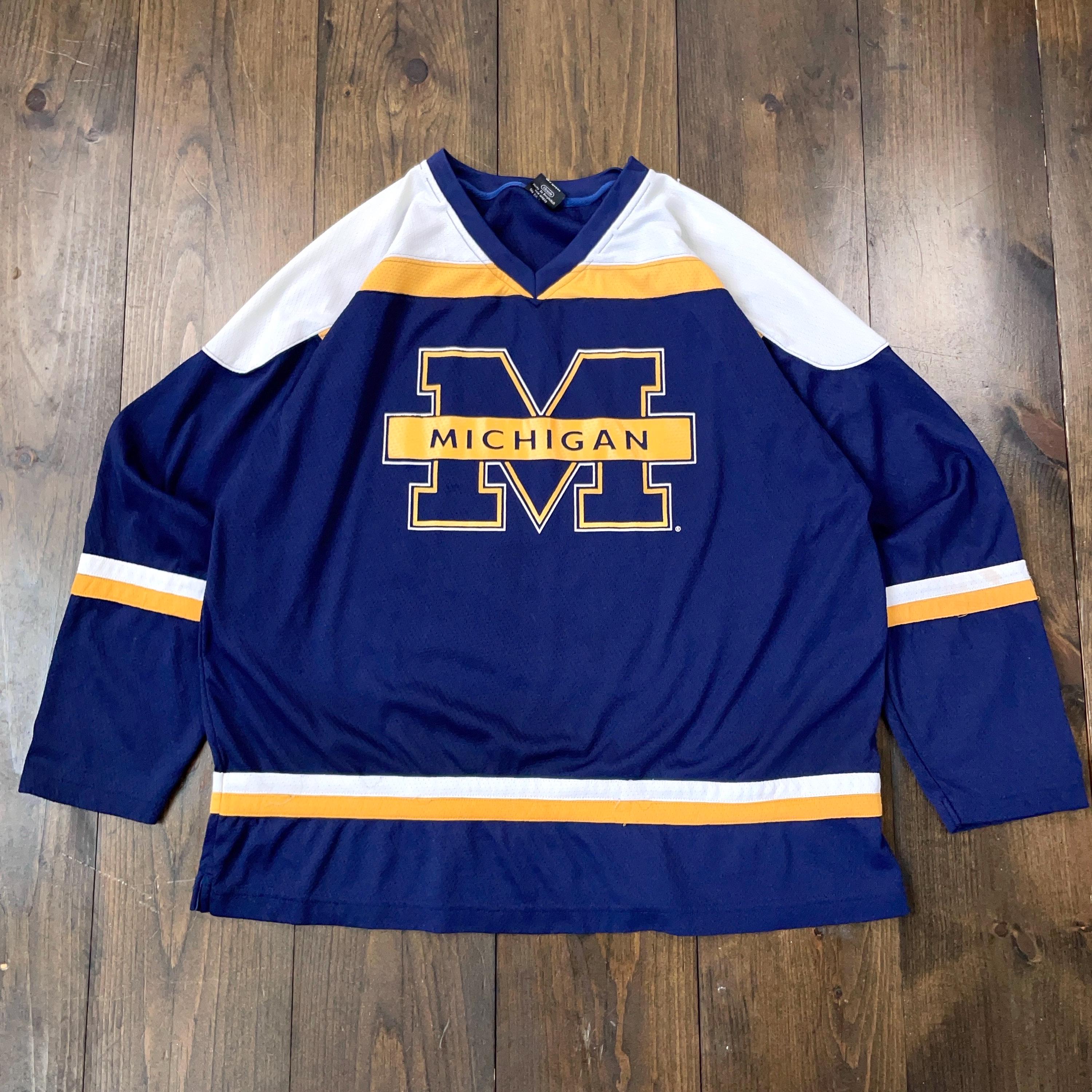 Vintage 1990s University of Michigan Hockey Starter Jersey / Size