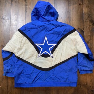 Vintage 1990s Dallas Cowboys NFL Football Puffer Bomber Jacket
