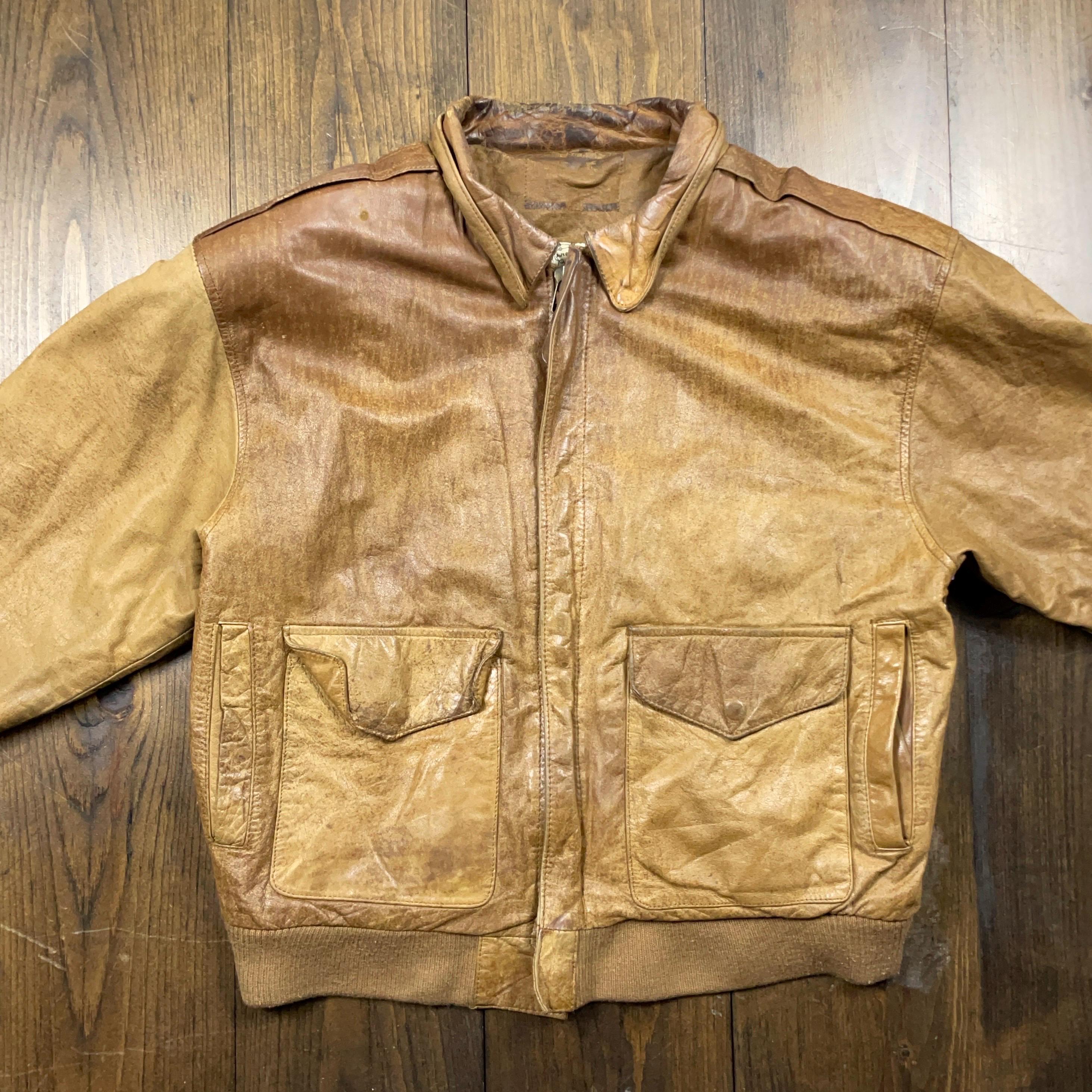 ジャケット・アウター archive 1990s lamb leather flight jacket LAMB