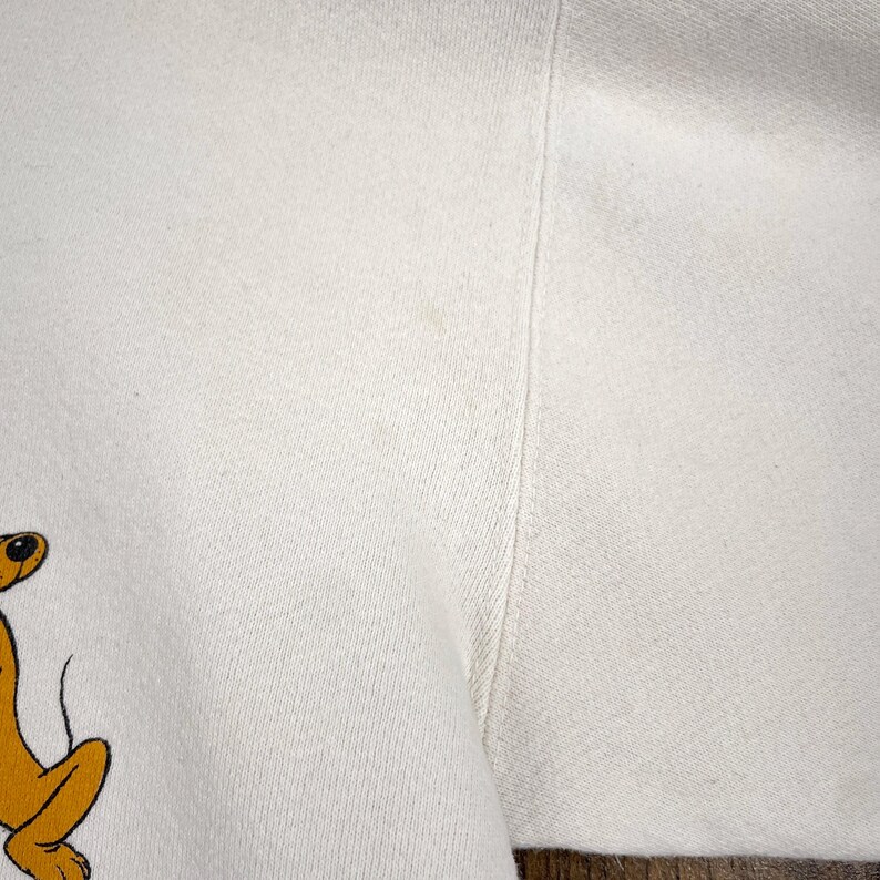 Vintage 1990s Mickey Mouse Disney Cartoon Crewneck Sweatshirt / made in USA / size Large (runs smaller, see measurements) image 11