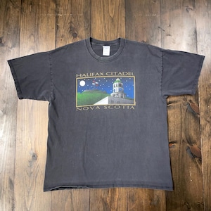 Vintage 1990s Halifax Citadel Nova Scotia Travel Souvenir Graphic Tee Shirt / made in Canada / size XL
