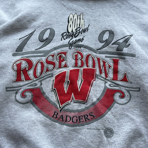 Vintage 1994 Wisconsin Badgers Rose Bowl College … - image 3