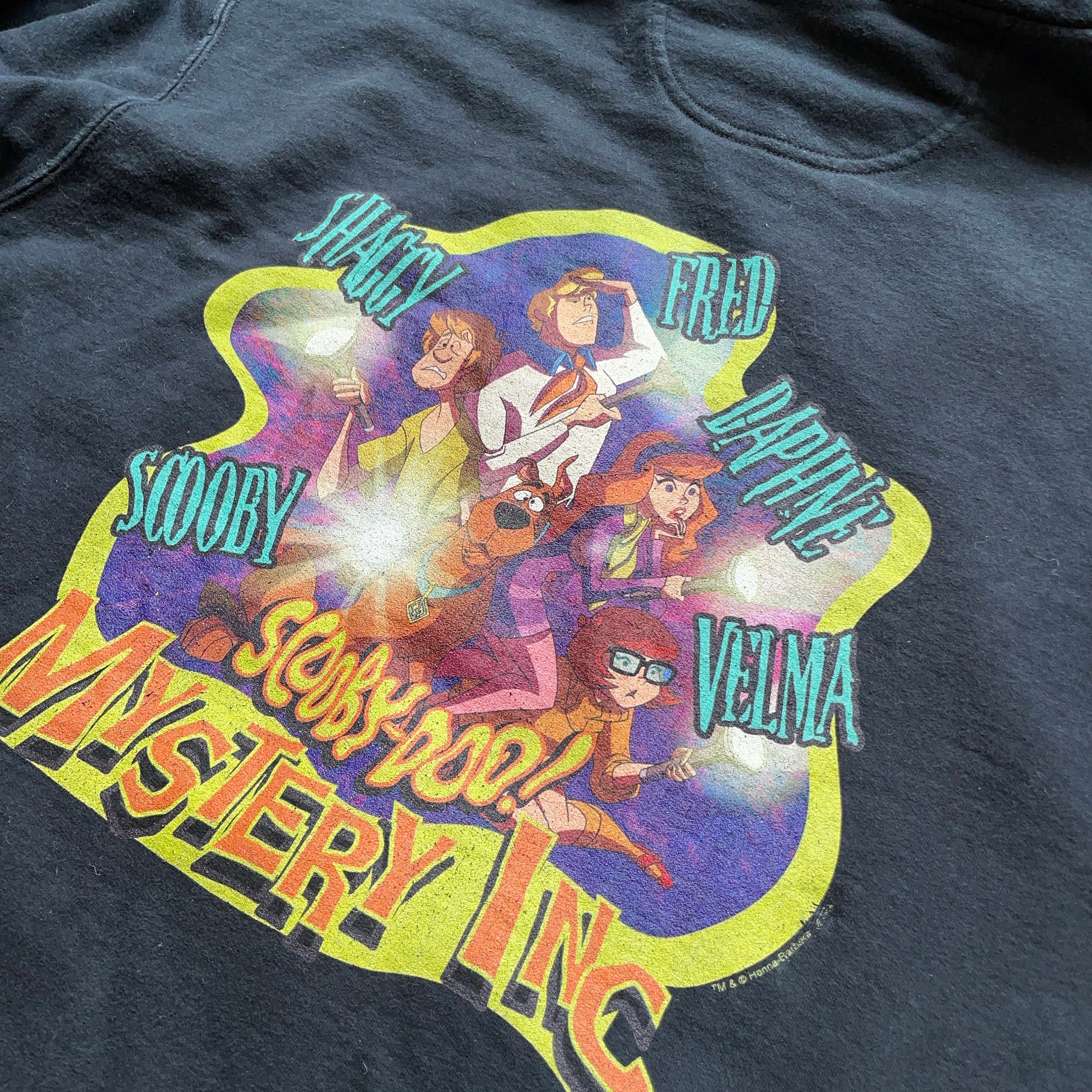 Vintage Scooby Doo Cartoon Animated TV Show Hoodie Sweatshirt 