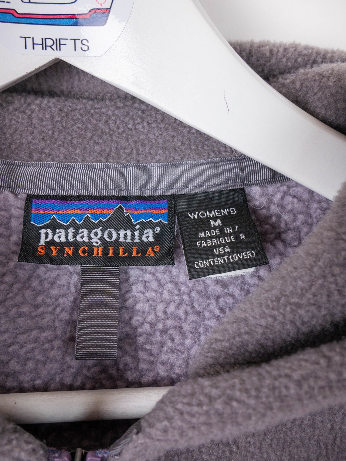 Vintage Patagonia Synchilla fleece womens zip hoodie | Etsy