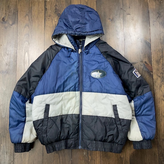 Vintage 1990s Dallas Cowboys NFL Football Steppjacke 1990er