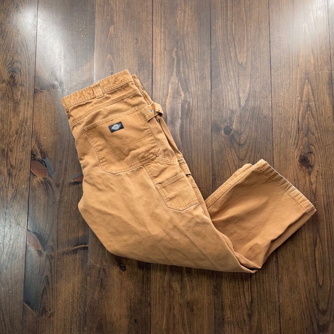 Vintage 1990s Dickies Carpenter Workwear Cargo Pockets Pants