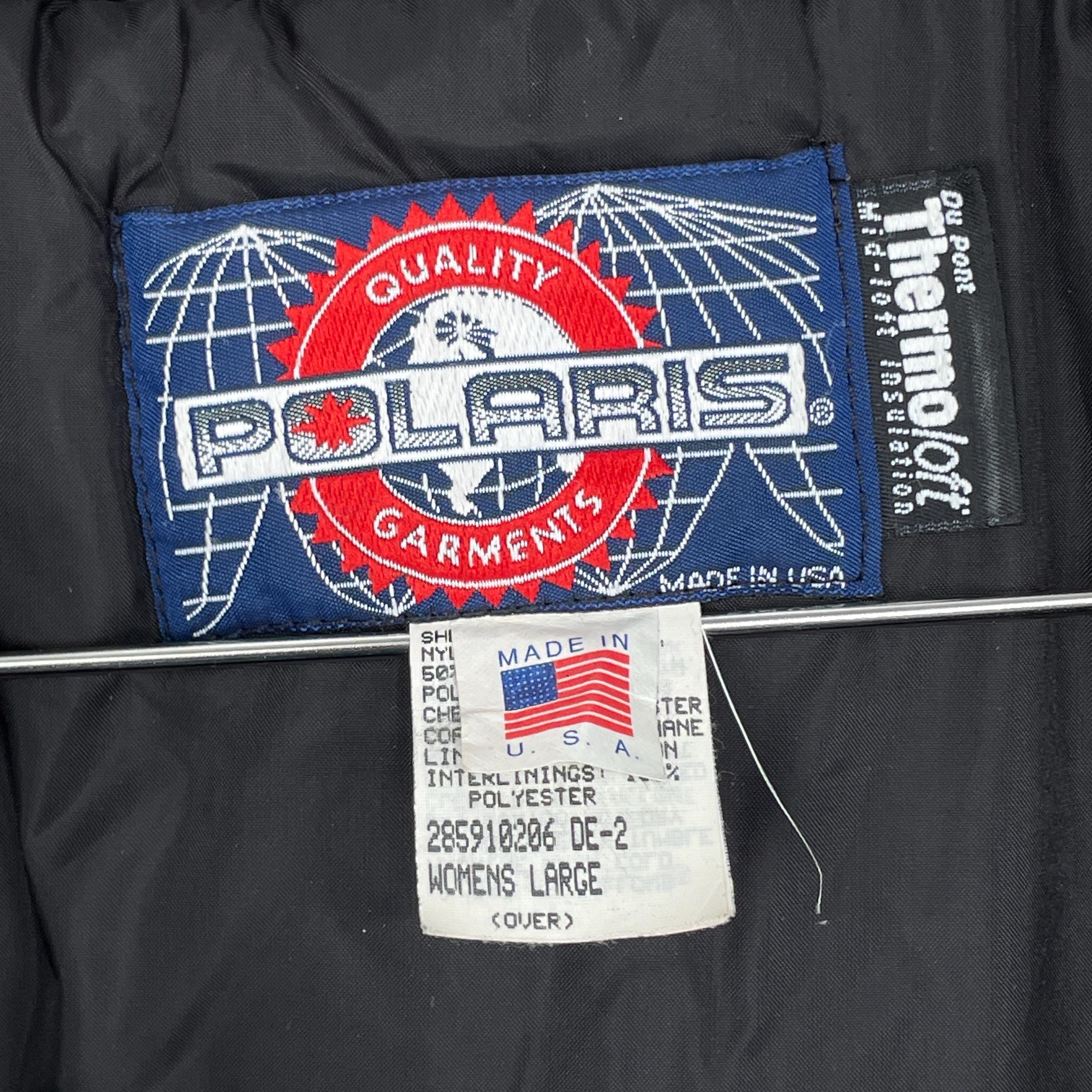 Vintage 1990s Polaris Indy Racing Snowmobile Insulated Bomber 