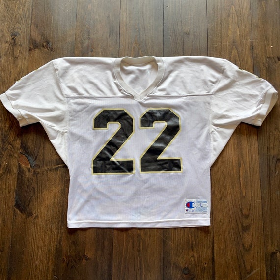 Vintage 1990s Champion American Football Blank Jersey Made in USA Tag Size Large see Measurements Etsy Canada