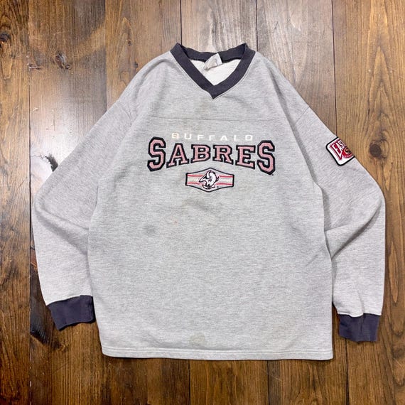 Sudadera vintage de hockey de la NHL Buffalo Sabres de los años 90