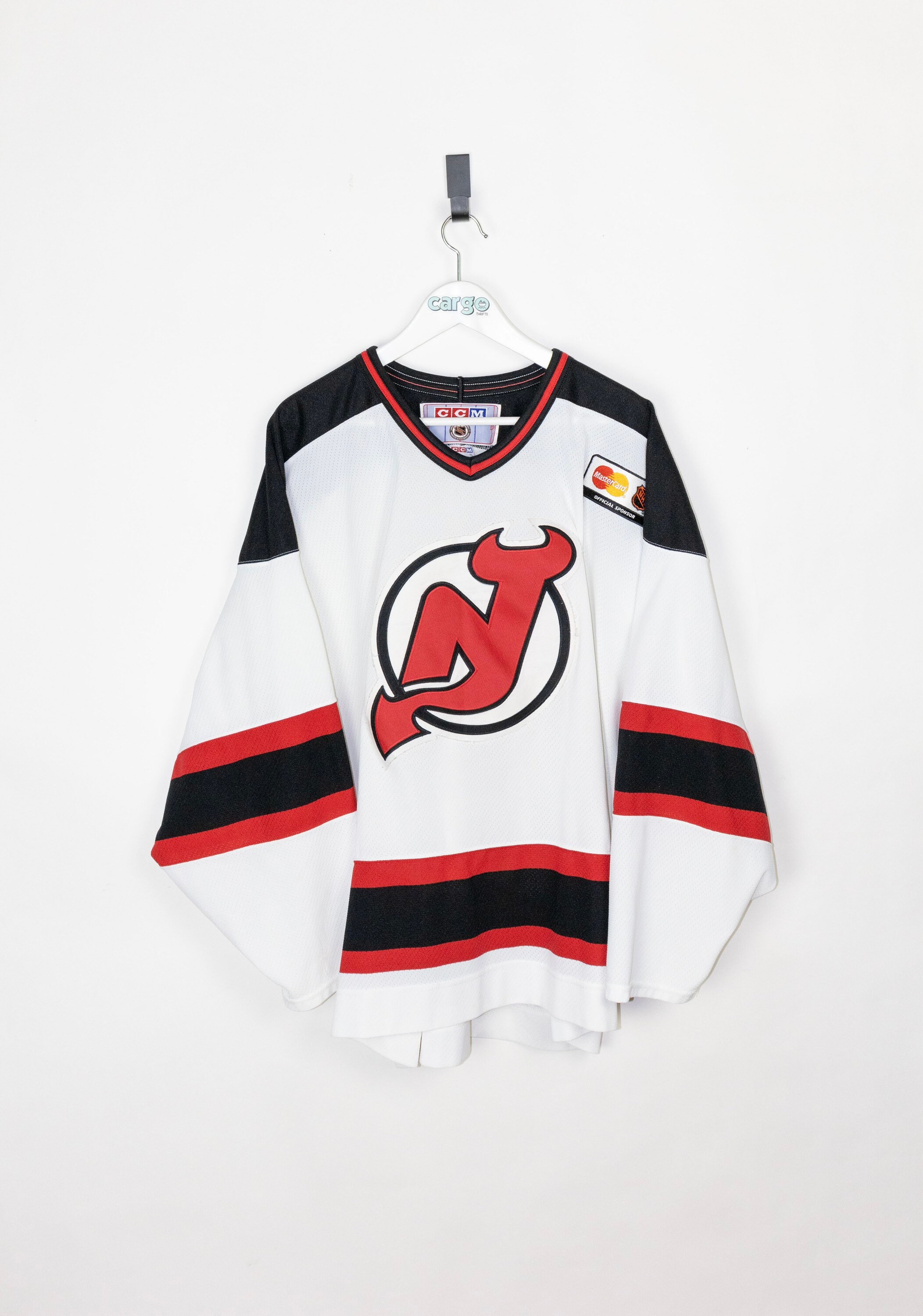 New Jersey Devils CCM Women's Vintage Pullover Hoodie - Red