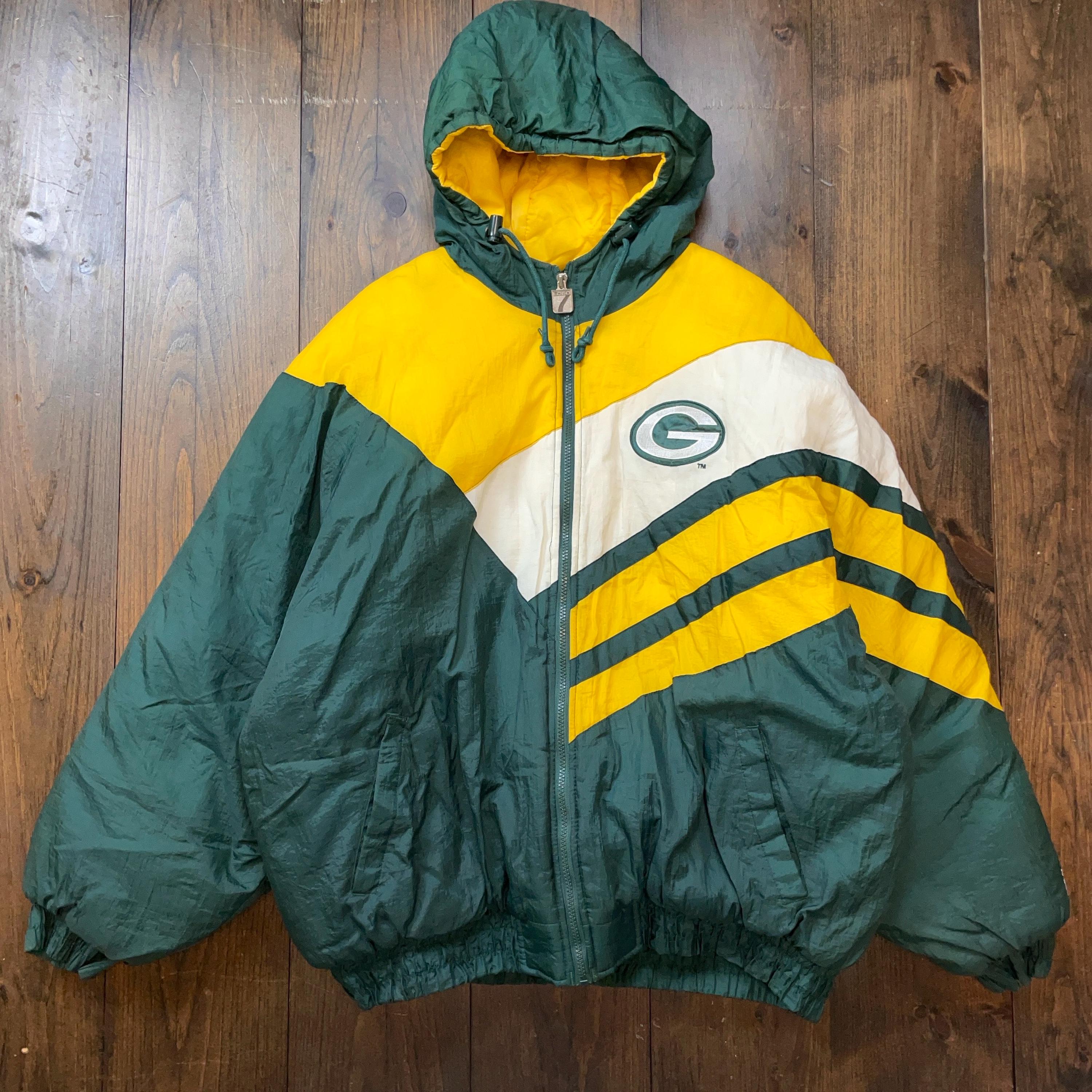 Green Bay Packers ダウンジャケット Vintage 1990s Green Bay Packers NFL American Football Logo