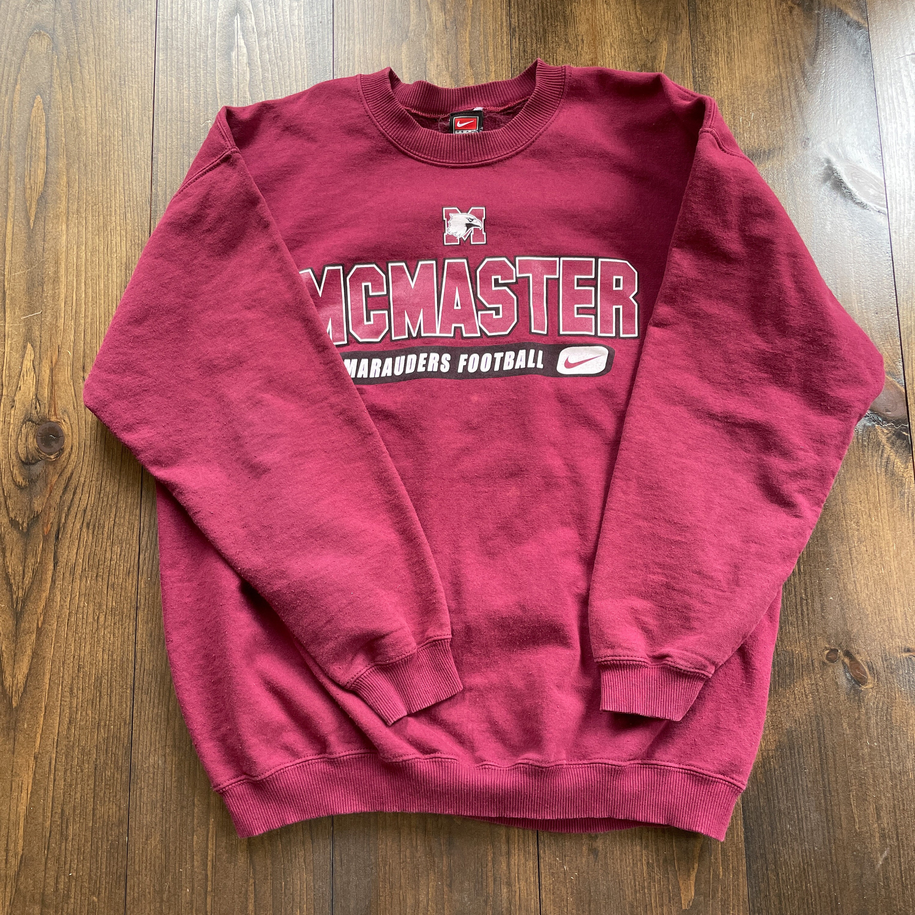 Vintage 1990s Mcmaster University Canada College Varsity Crewneck