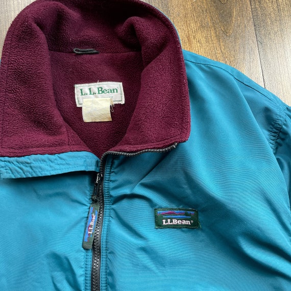 Vintage 1990s LL Bean Warm up Insulated Lined Bomber Jacket