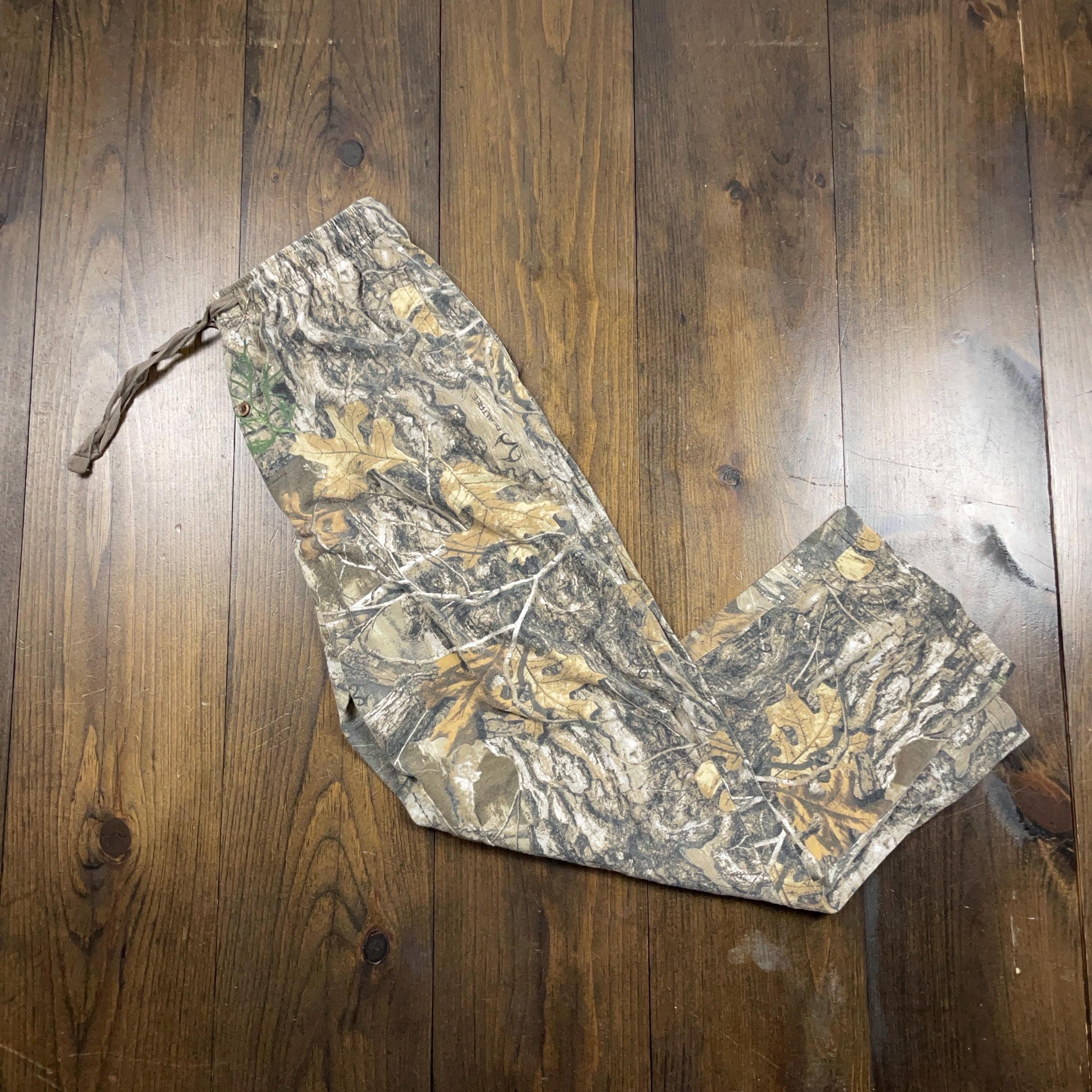 ●aldiyouu● Real Tree string sweatpants Realtree Thermal Sweatpants Lounge Pants Men L Gray Camo