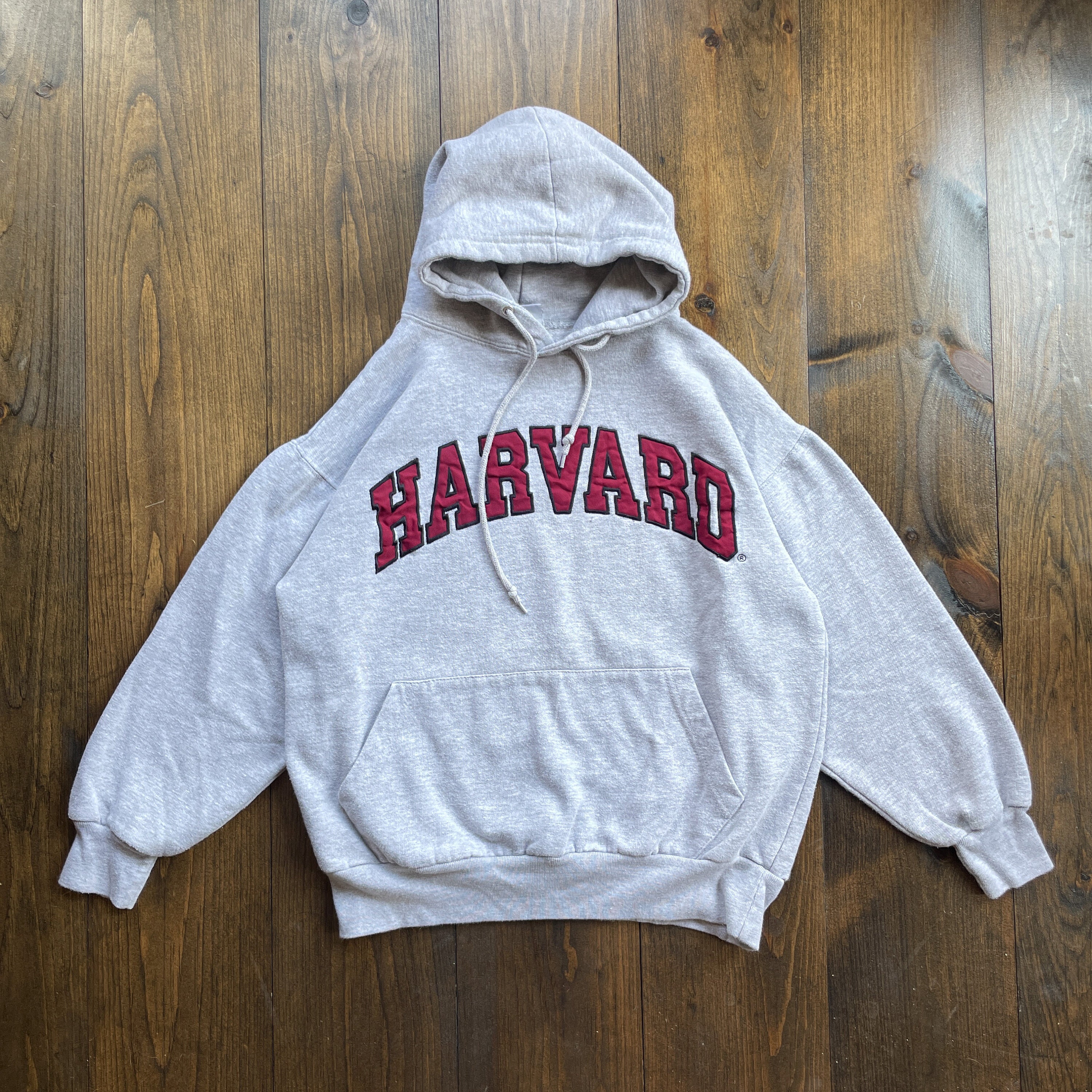 Hoodie Felpa Harvard Grigia Harvard University Hoodie Felpa Di
