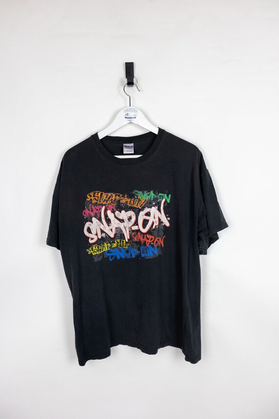 Vintage Snap on Skateboarding Graffiti 