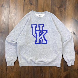 Vintage 1990s University of Kentucky Wildcats Crewneck Sweatshirt / size XL (see measurements)