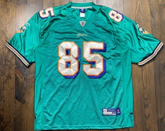 Vintage Miami Dolphins Marshall #85 NFL American Football Jersey / tag size 54 (see measurements)