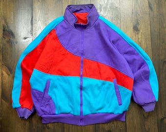 Vintage 1990s LL Bean Warm up Insulated Lined Bomber Jacket / See