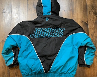 Vintage Jacksonville Jaguars Banned Logo STARTER Jacket Sz Large