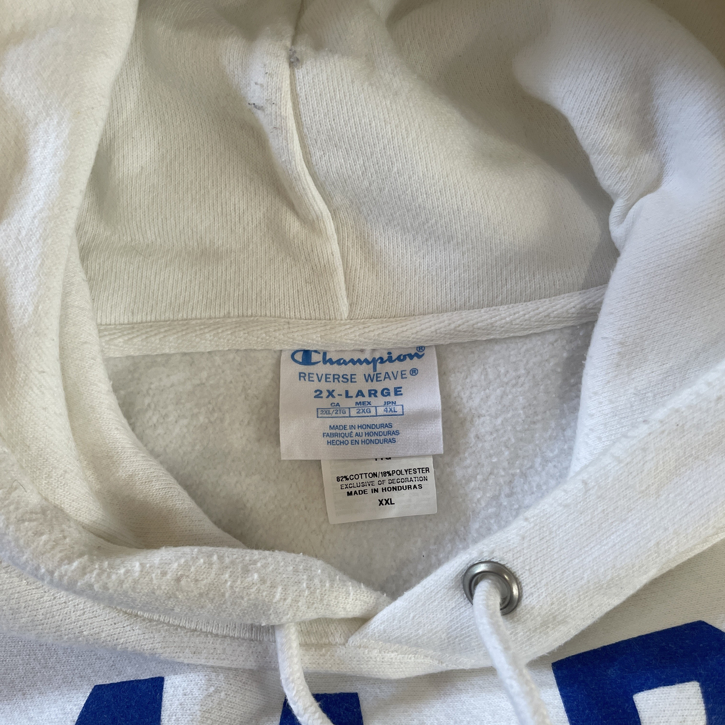 Champion reverse sales weave hoodie tag