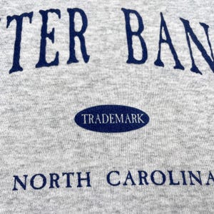 Vintage 1990-tals Outer Banks North Carolina Beach Souvenir Crewneck-tröja / storlek Large (se mått) bild 3