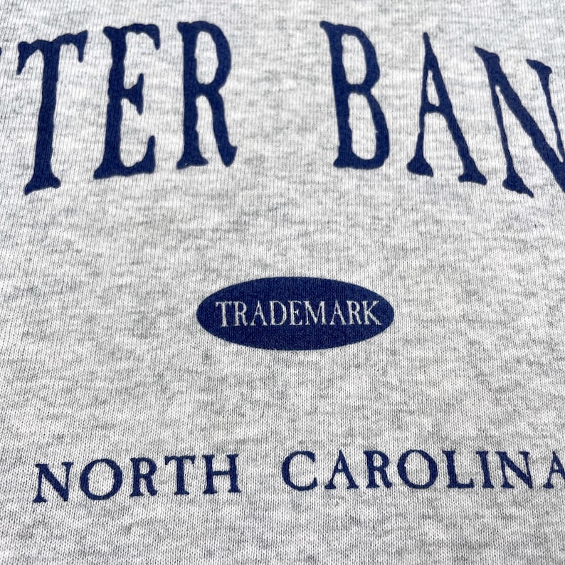 Vintage 1990-tals Outer Banks North Carolina Beach Souvenir Crewneck-tröja / storlek Large (se mått) bild 3