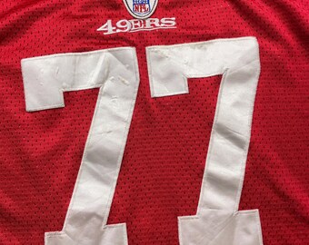 Vintage San Francisco 49ers Mike Iupati #77 NFL American Football - Main Image