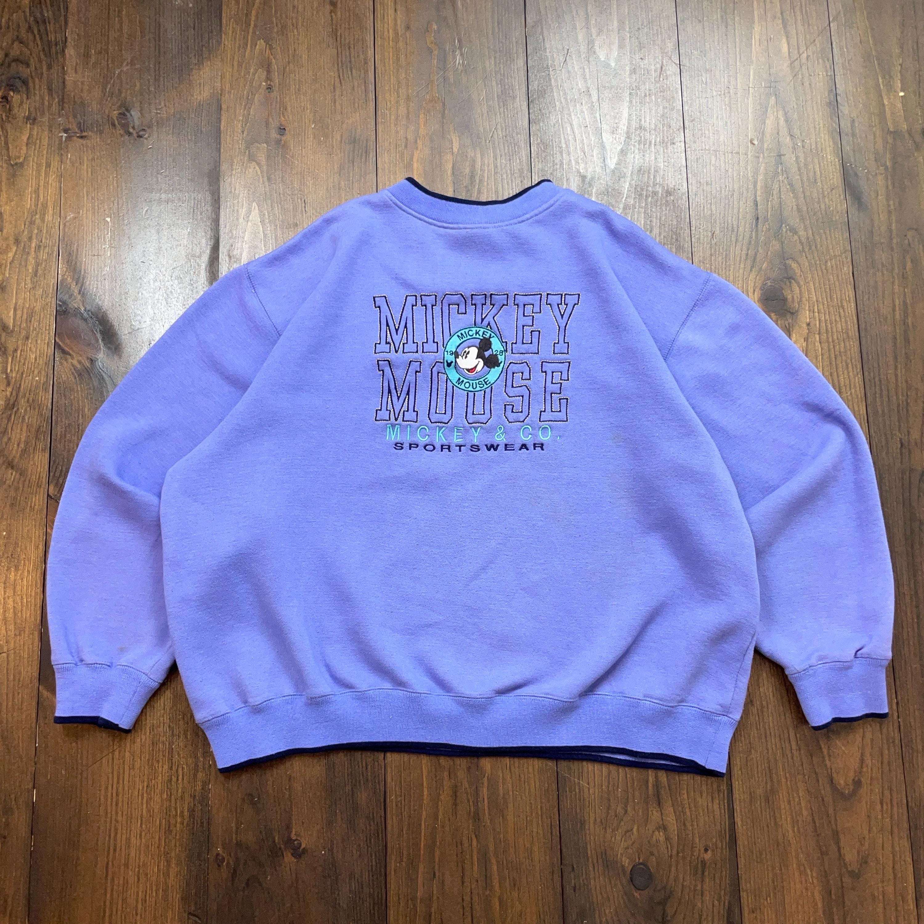 トップス 90's Mickey Crew Neck Sweat Vintage 90's Walt Disney Mickey Mouse Crew Neck Sweatshirt