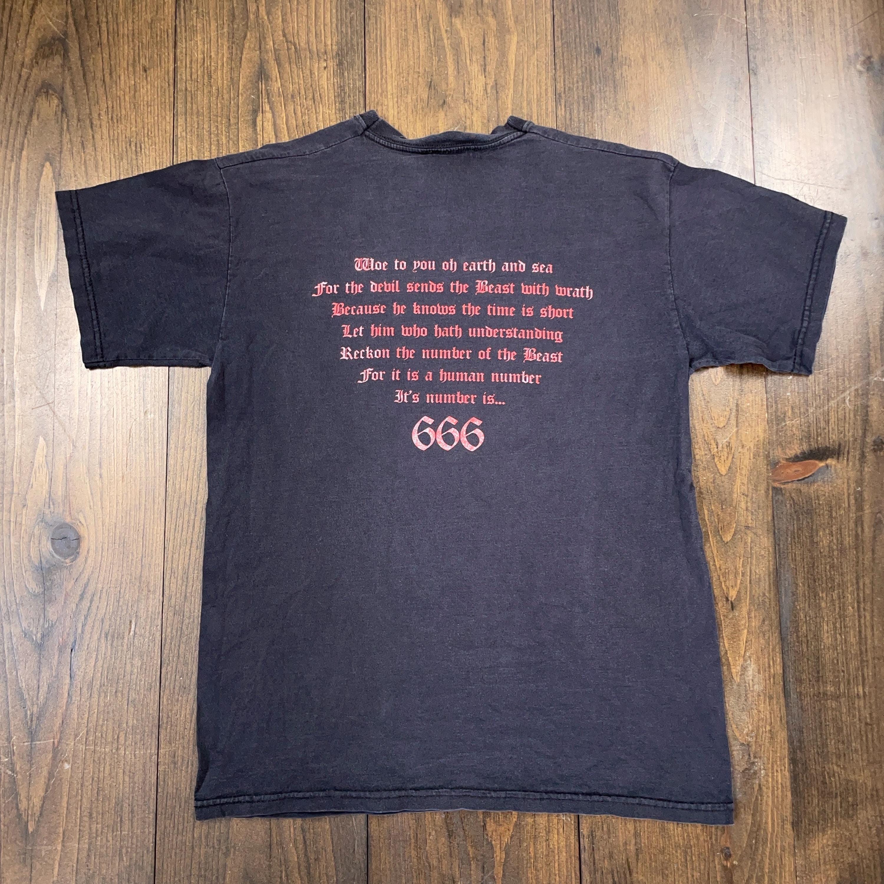 Vintage 2003 Iron Maiden the Number of the Beast 666 Double Sided