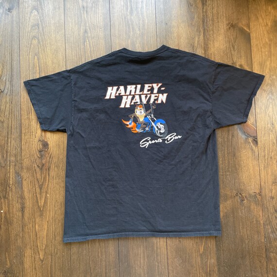 Vintage 1990s Harley Davidson Harley Haven Taz Tasmanian Devil 