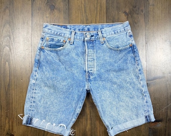 Vtg 90s Levi's Silver Tab Baggy Denim Jorts / Size 36 - Etsy