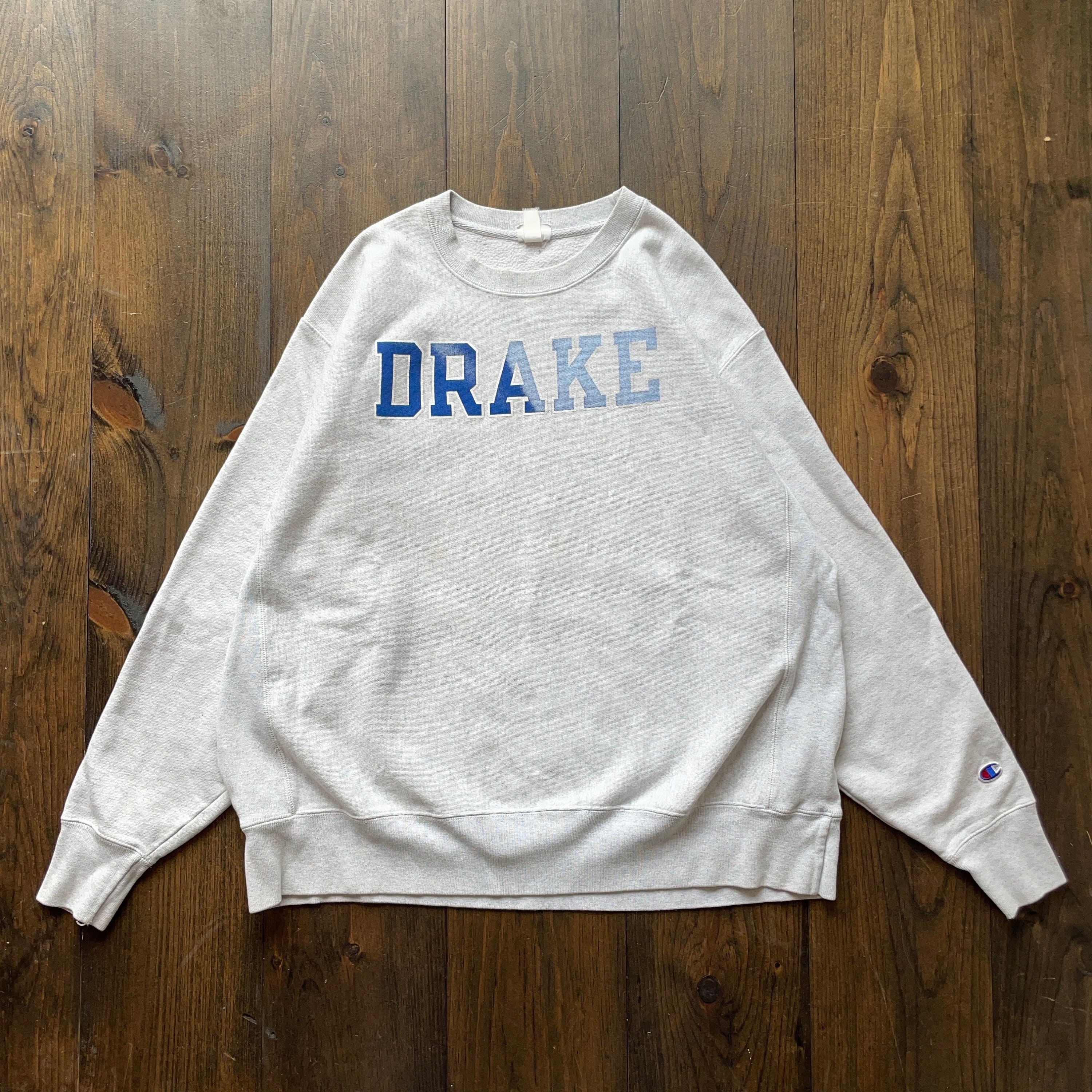 Vintage Drake University Champion Reverse Weave College Varsity 