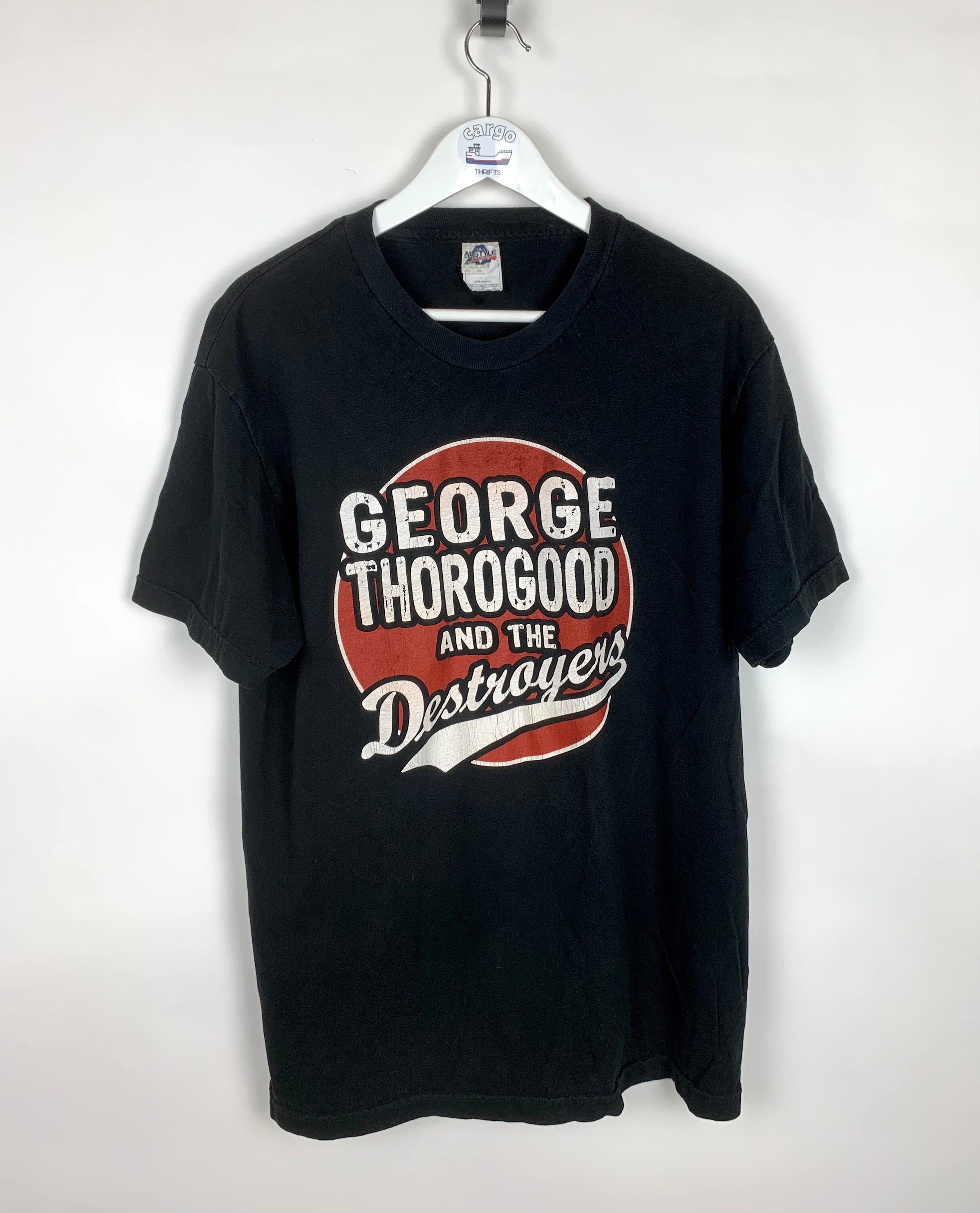 George Thorogood and The Destroyers Rock and Roll T Shirt Black