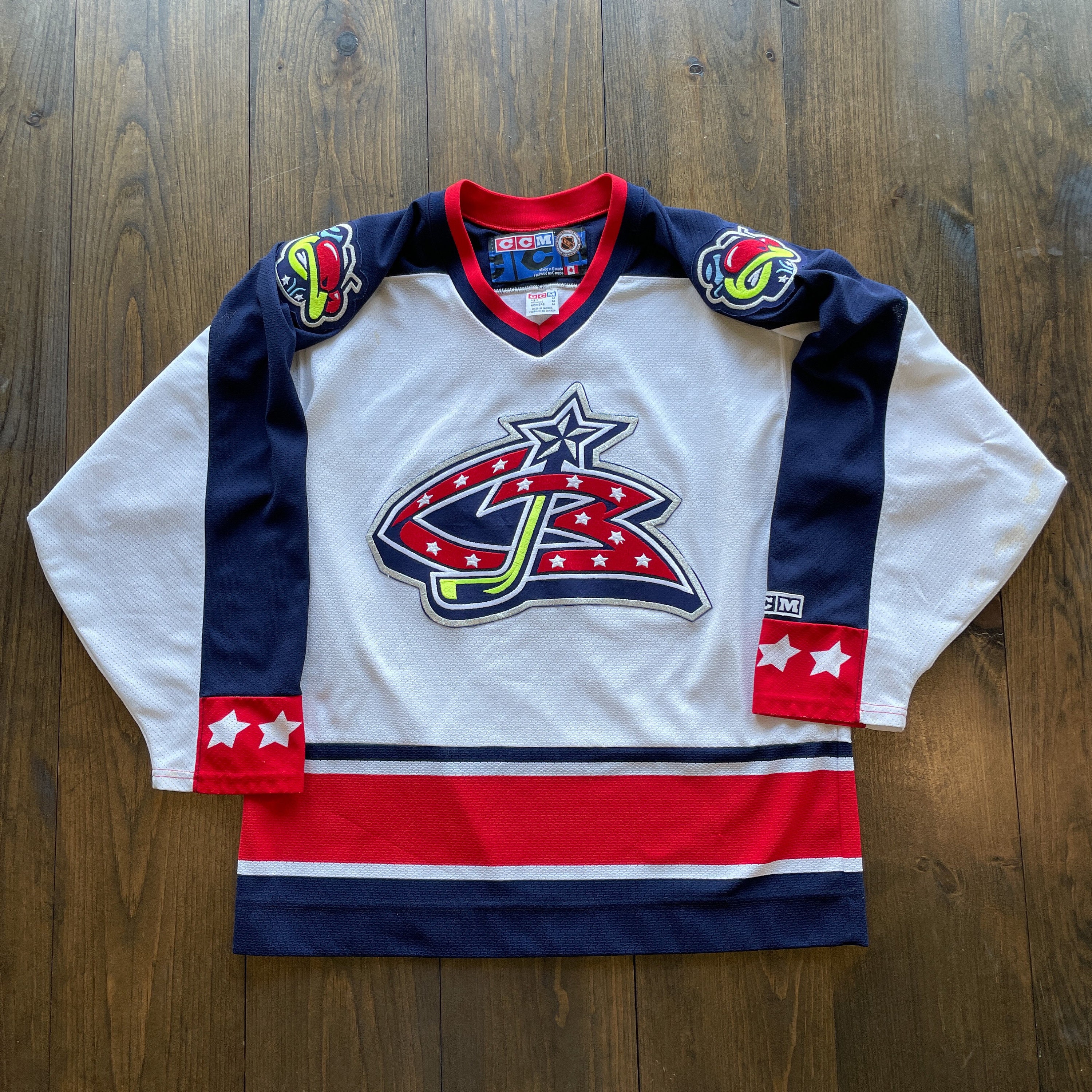Pro Player, Shirts, Columbus Blue Jackets Jersey Pro Player National  Hockey League 2xl