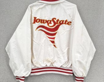 Vintage 1990s Iowa State Cyclones Varsity College Starter Bomber