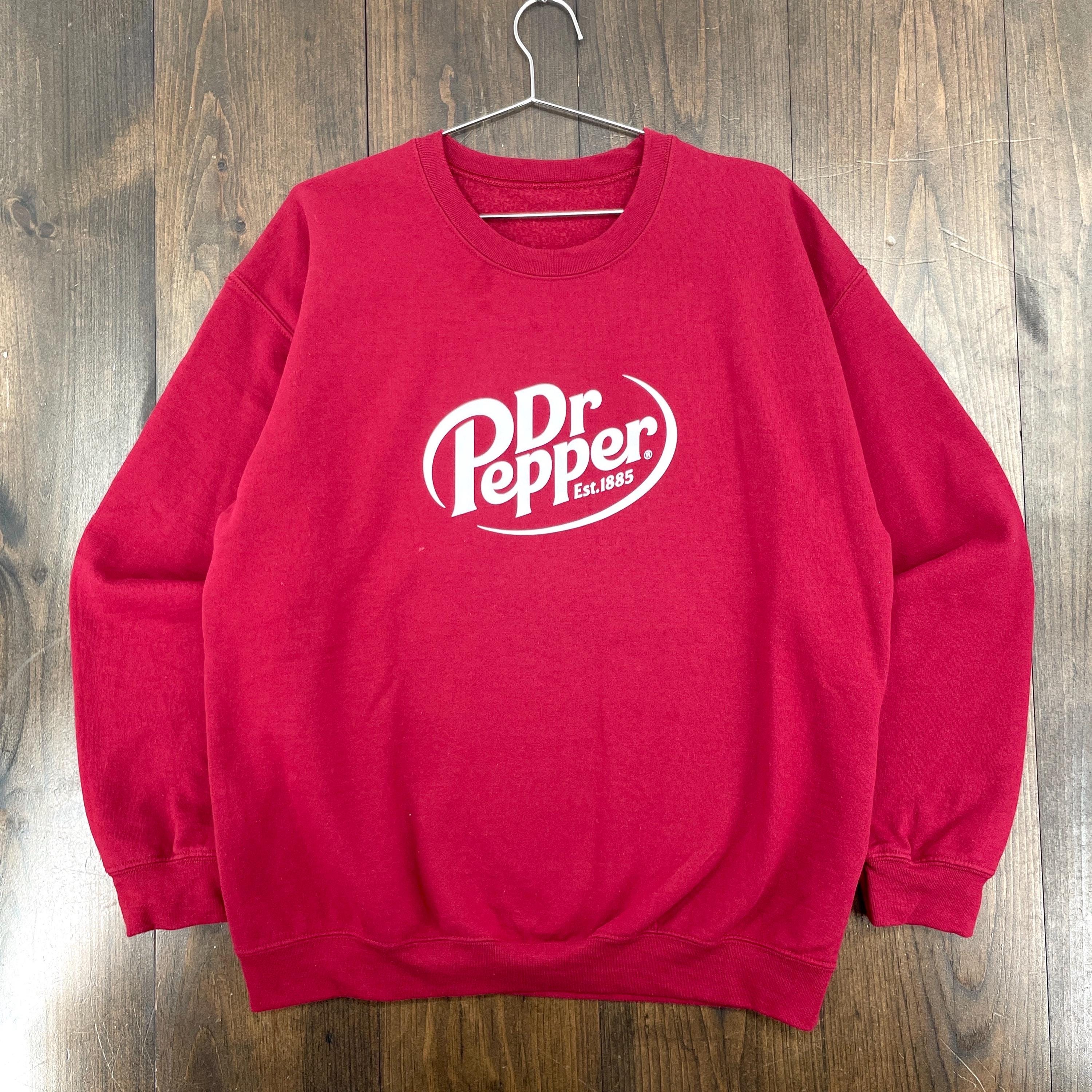 Pull Coca-Cola - Taille L Juniors/Femme - Col Rond - Manches 3/4 - Imprimé Graphique Rouge - NWOT