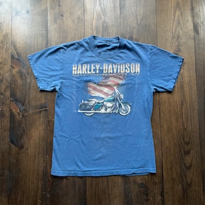 Vintage Harley Davidson Skeleton Myrtle Beach South Carolina Motorcycle Chopper Biker Skulls Graphic Shirt / see measurements for sizing