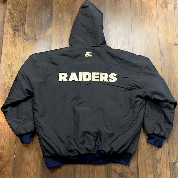 Vintage 1990s Oakland Raiders Starter NFL American Football