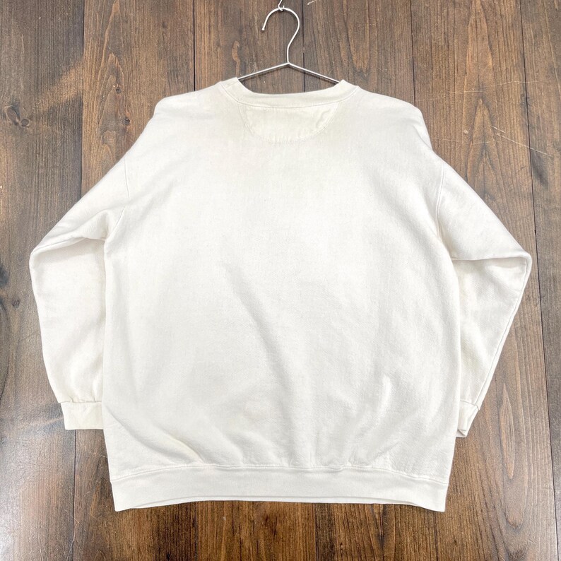 Vintage 1990s Mickey Mouse Disney Cartoon Crewneck Sweatshirt / made in USA / size Large (runs smaller, see measurements) image 12
