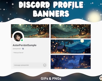 Conjunto de banners de Discord de brujas: encabezados animados kawaii morados, banners de Discord de brujas espeluznantes de Halloween