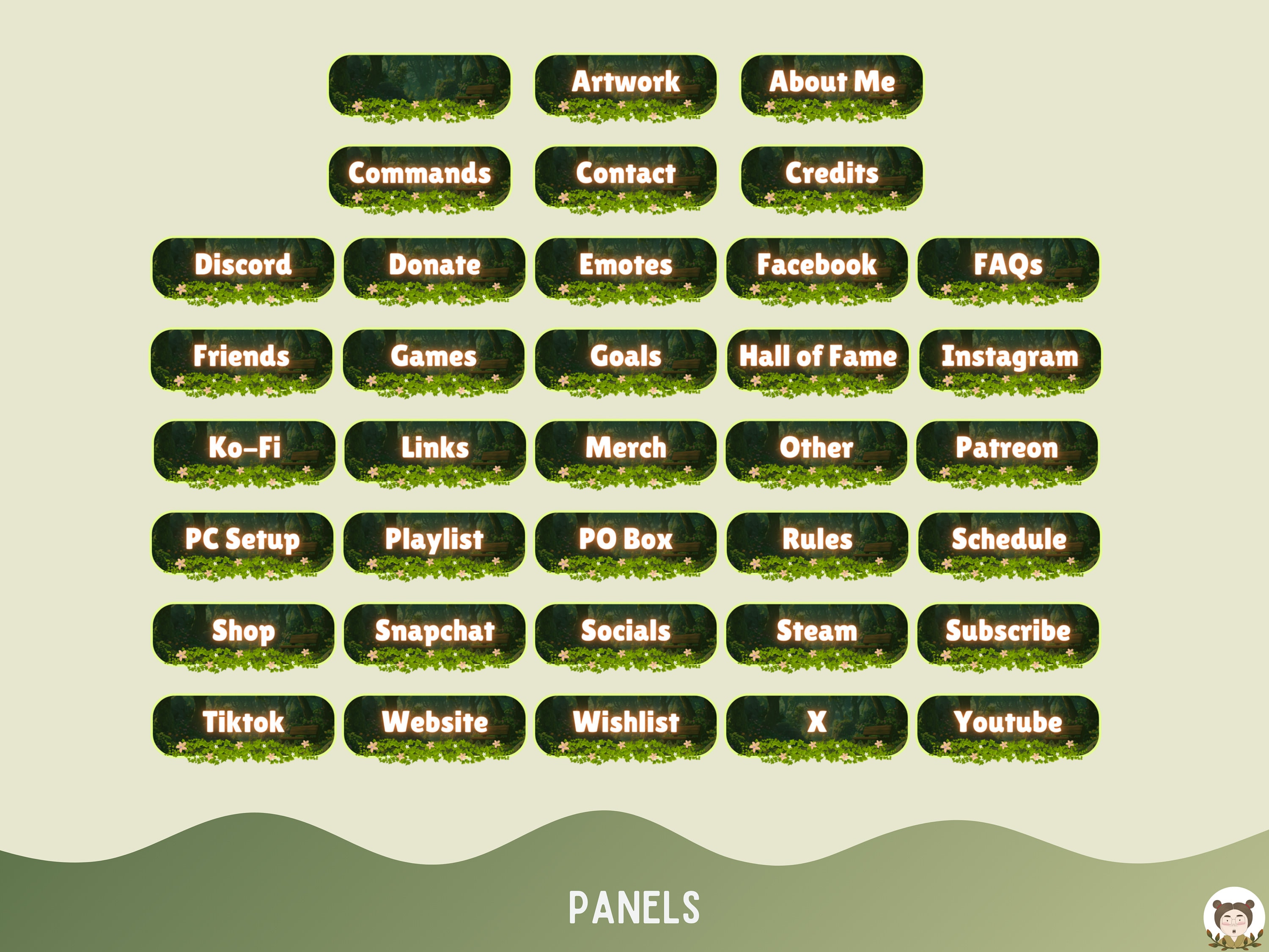 Twitch Overlay Package Cozy Background Twitch Overlay Animated Stream ...