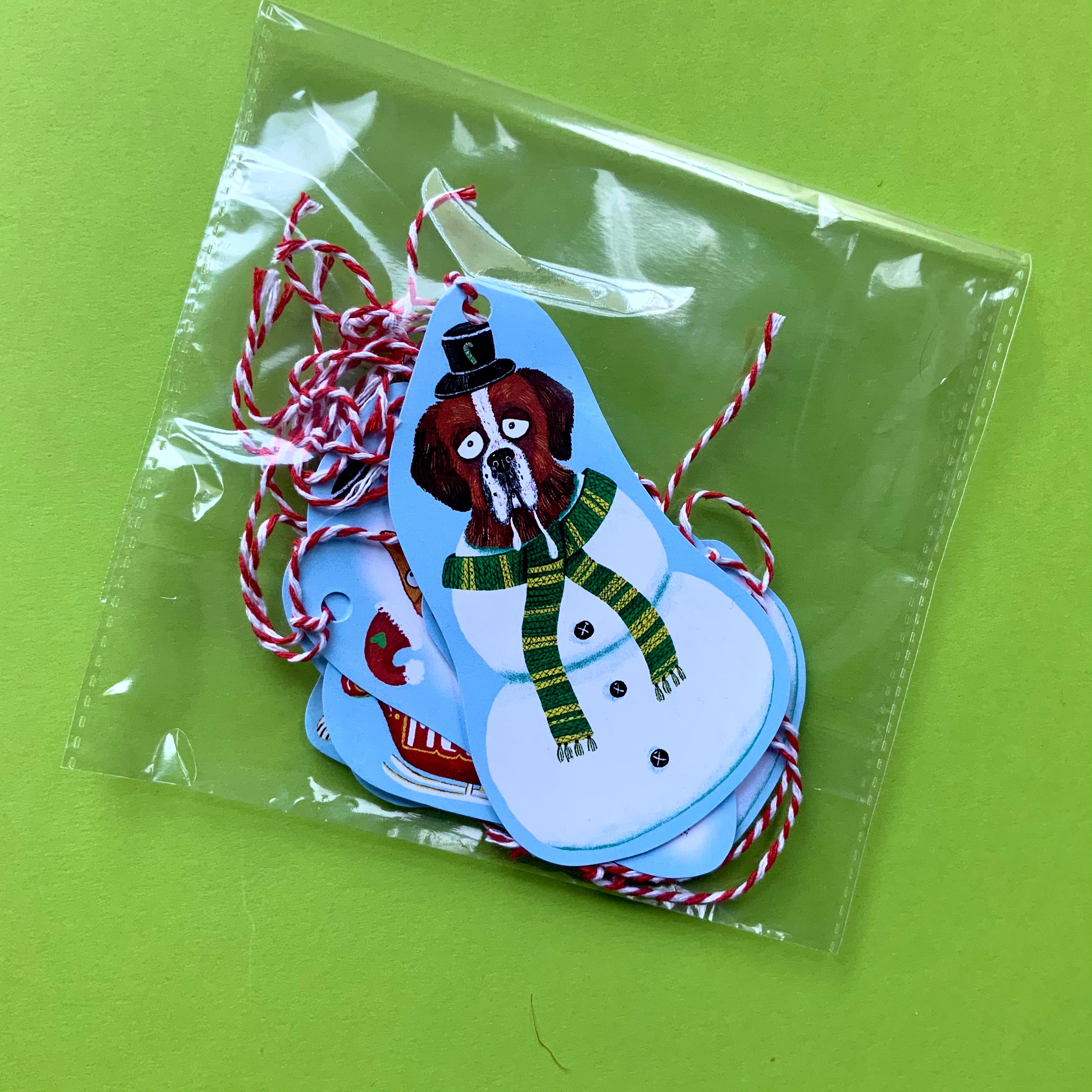 Christmas Dog Gift Tags | Etsy