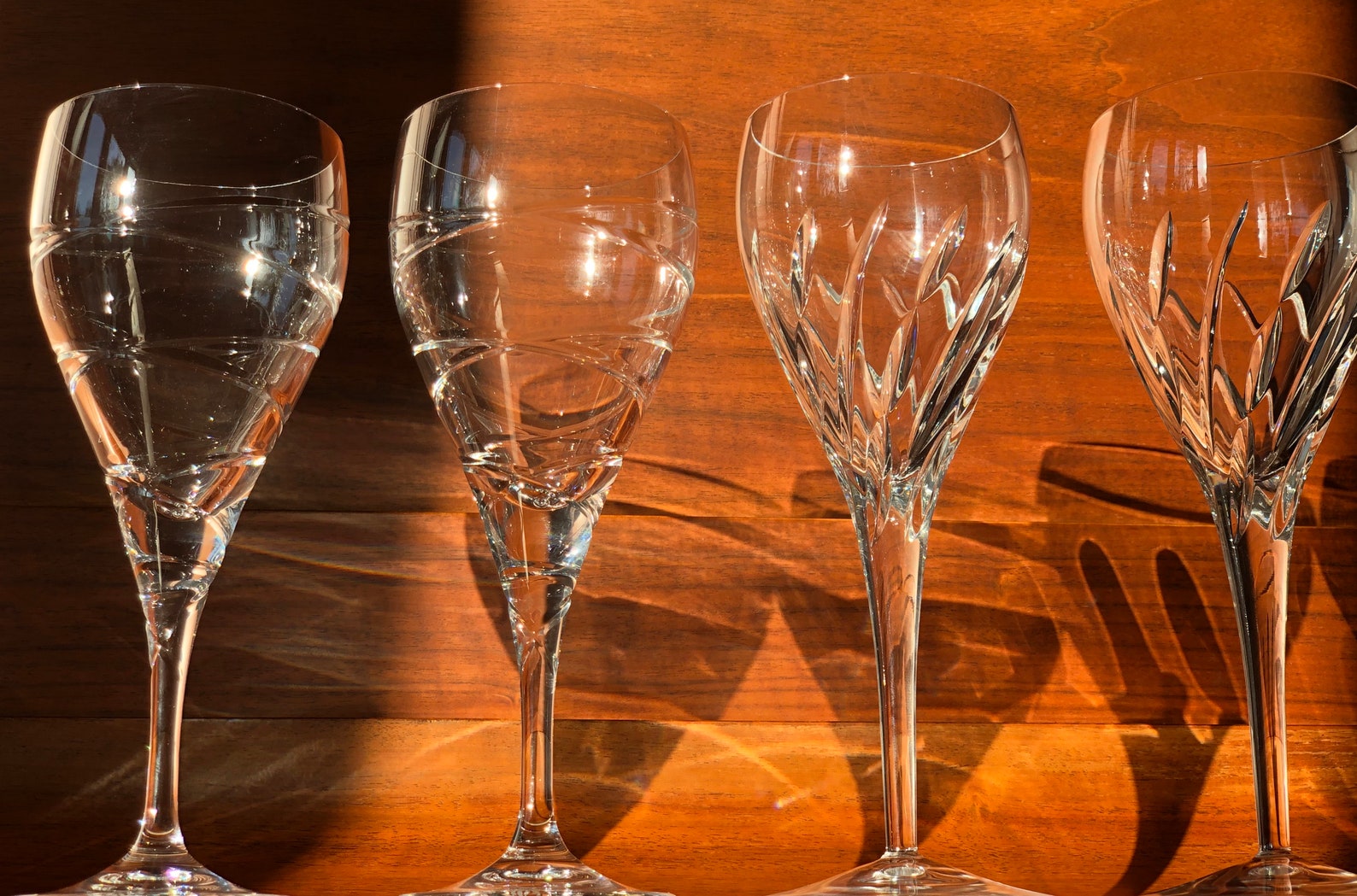 clear glass latte mugs